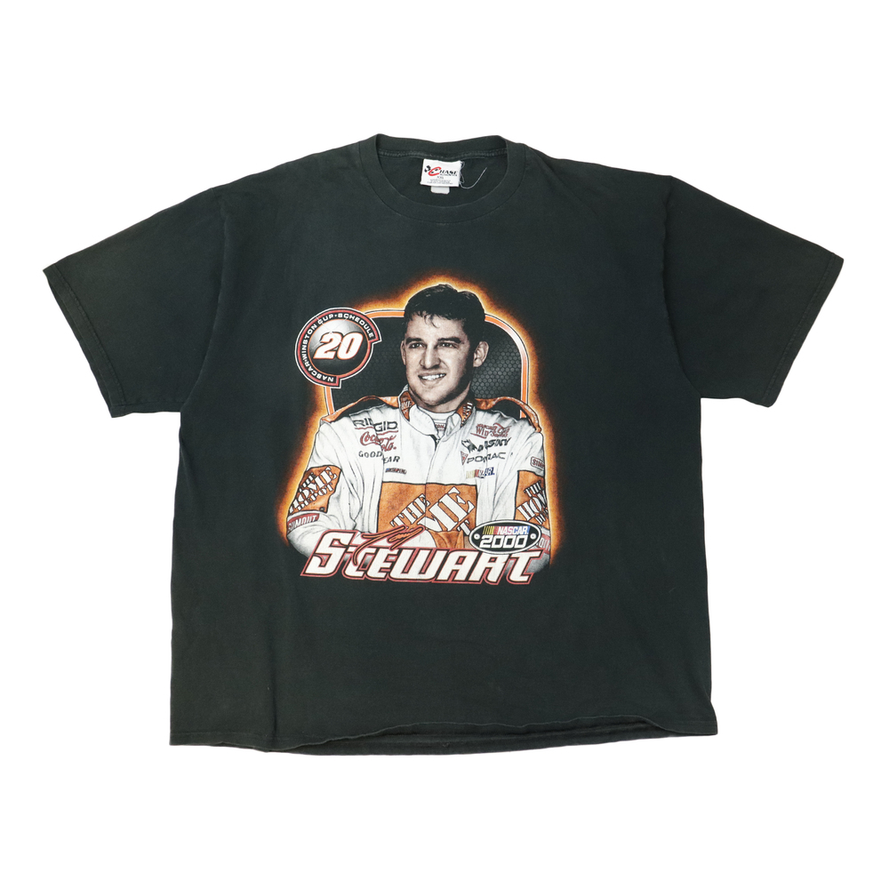 Vintage NASCAR Stwewart Black Tee Size XXL